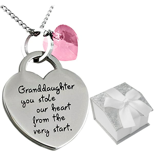 ThisYear Granddaughter Birthday Gifts I Love You So Much Pendant Necklace from Grandpa Grandma Kids Happy Birthday Gifts for Little Girl 